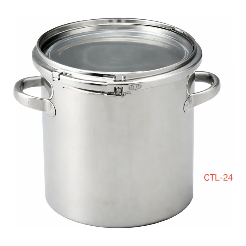 AS ONE Stainless Steel Sealed Tank(Band Type·SUS304), 스테인리스 밀폐식 탱크(밴드 타입·SUS304)