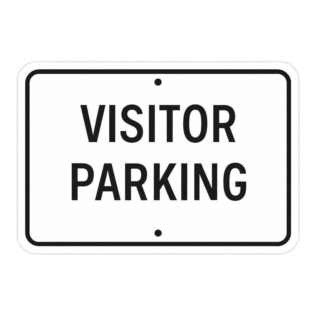 Brady Visitor Parking Sign