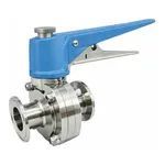 AS ONE Sanitary Butterfly Valve (Between Short SurFace), 위생 나비 밸브