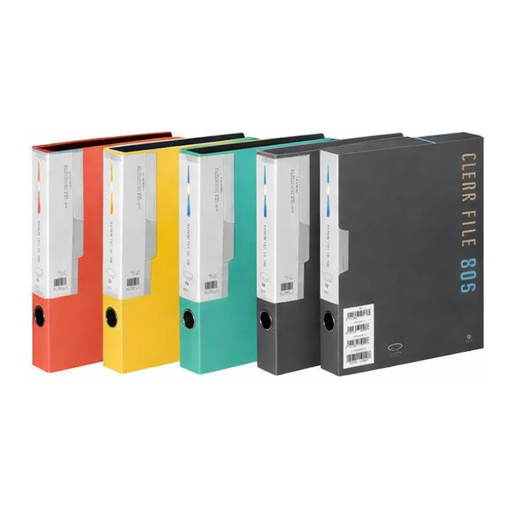 OFFICENEX 문화 듀플렉스 클리어 파일 80매(흑색/F525-71)