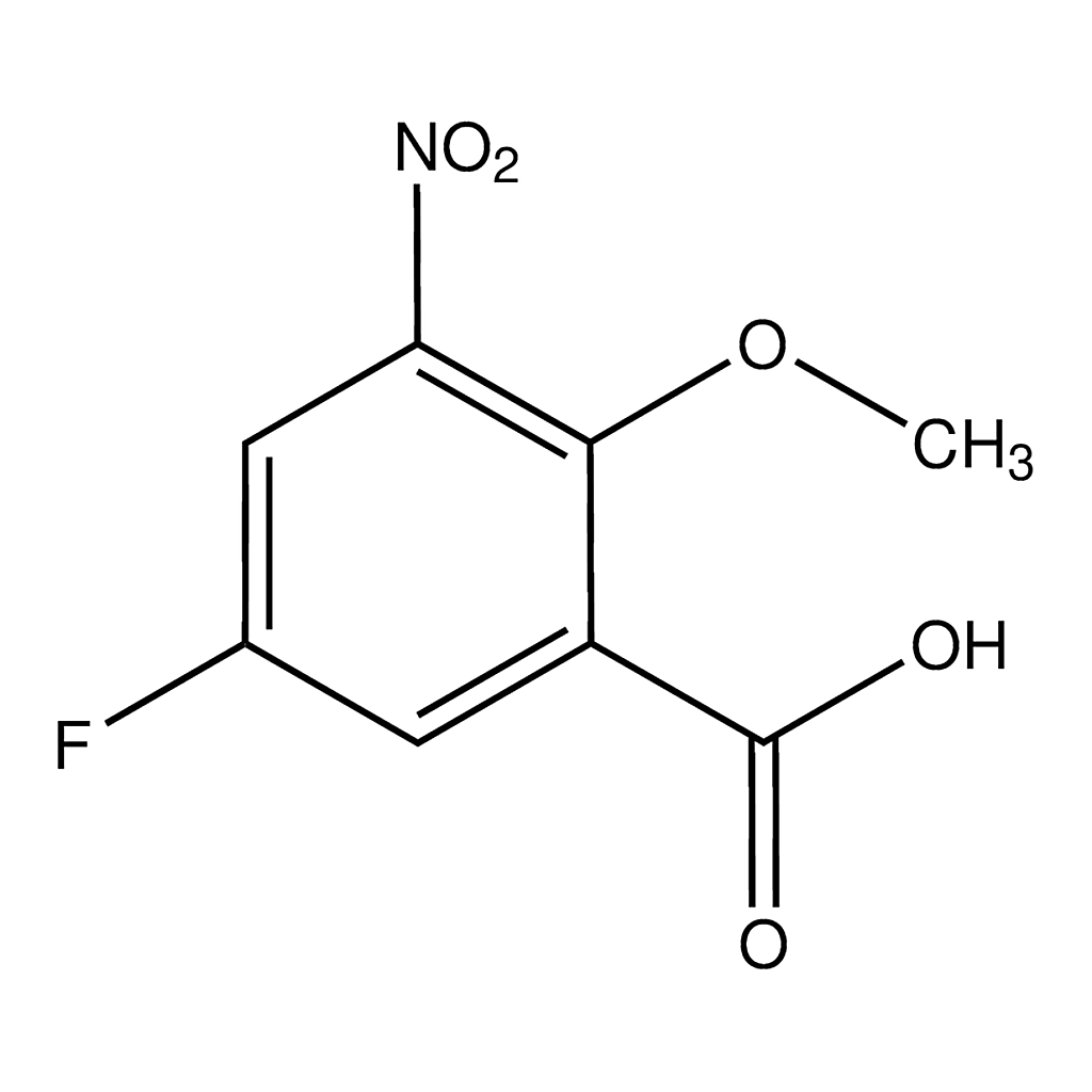 Merck 5-Fluoro-2-methoxy-3-nitrobenzoic acid