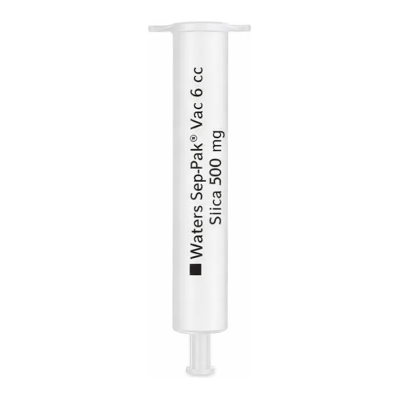 Waters Certified Sep-Pak Silica 6 cc Vac Cartridge, 500 mg Sorbent per Cartridge, 55-105 µm, 30/pk
