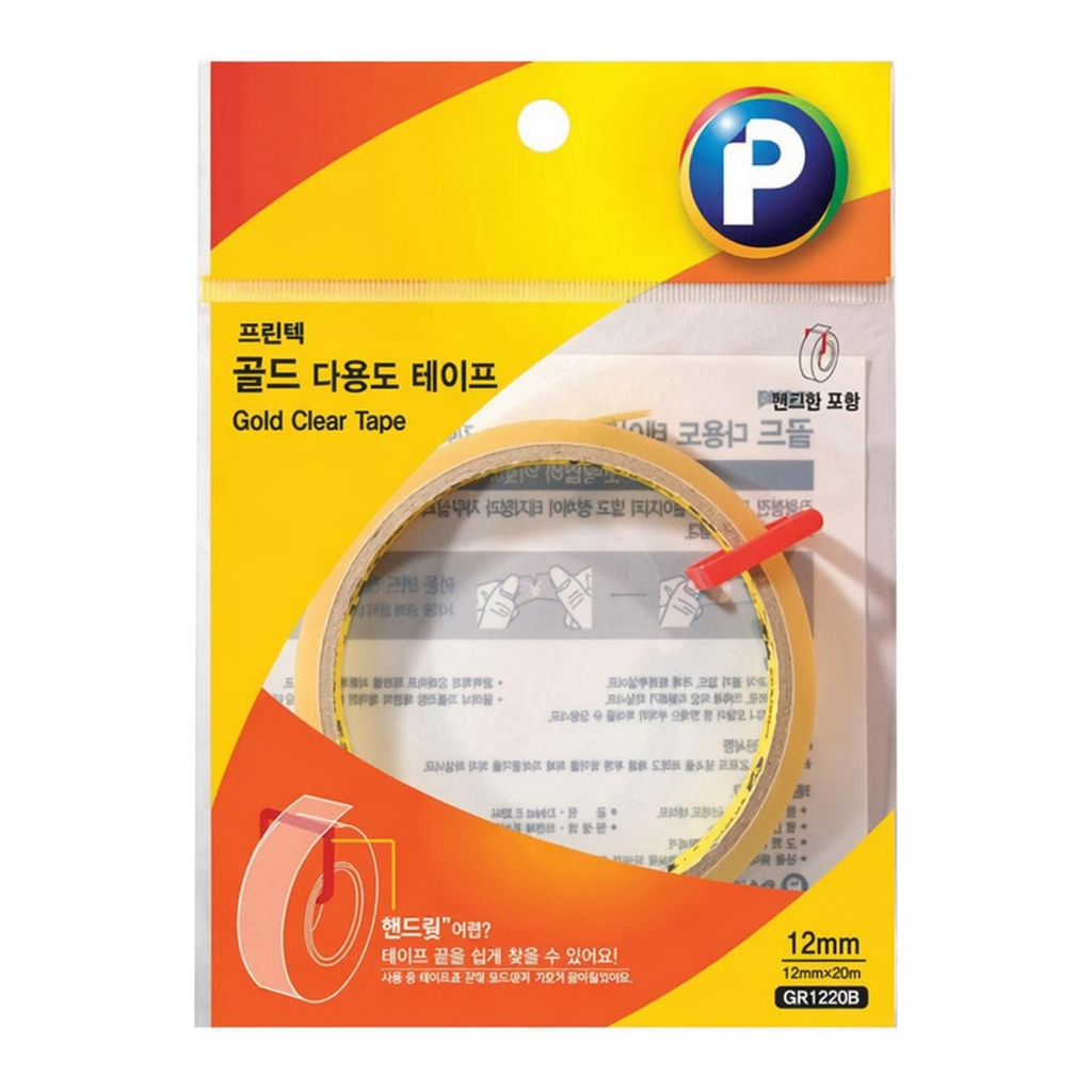 OFFICENEX 재고문의
프린텍 GR1220B골드다용도테이프 3" 리필(12 x 20)