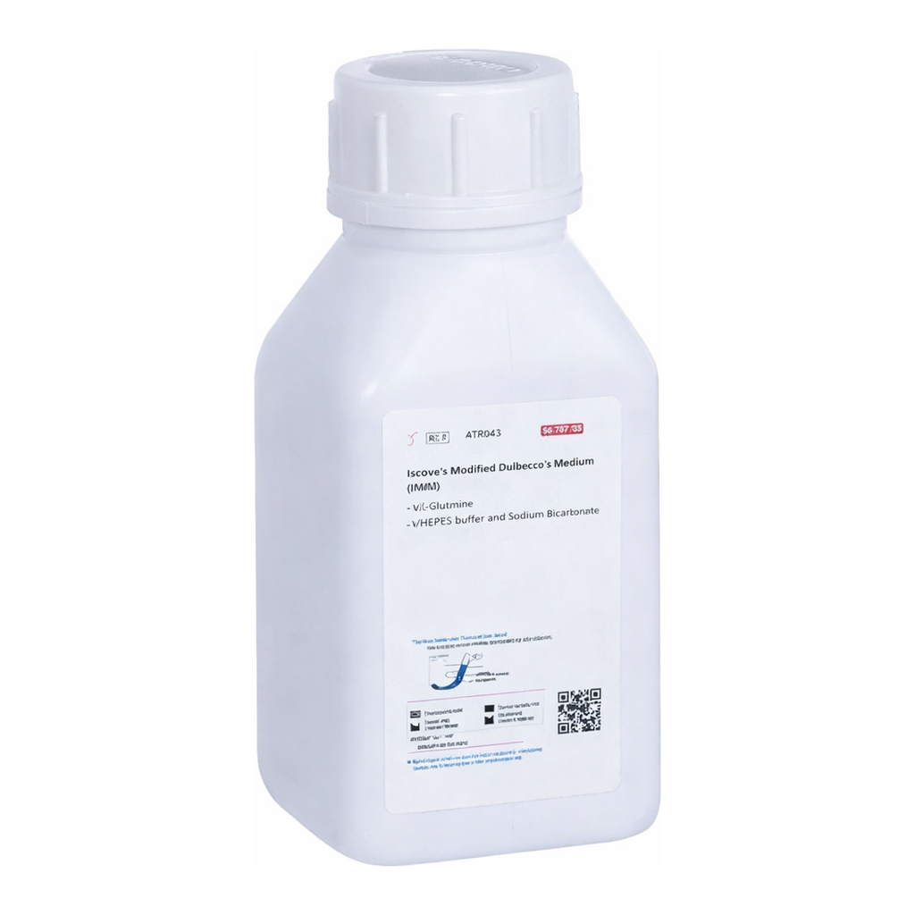 Himedia Iscove`s Modified Dulbecco`s Medium (IMDM) w/ 25mM HEPES buffer w/o L-Glutamine and Sodium bicarbonate
