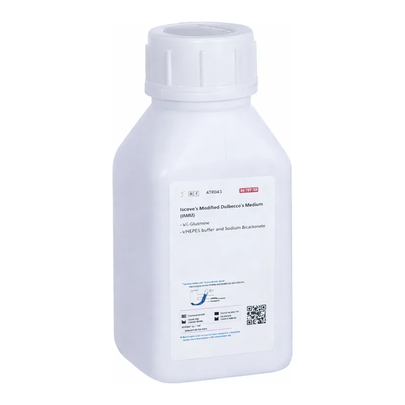 Himedia Iscove`s Modified Dulbecco`s Medium (IMDM) w/ 25mM HEPES buffer w/o L-Glutamine and Sodium bicarbonate