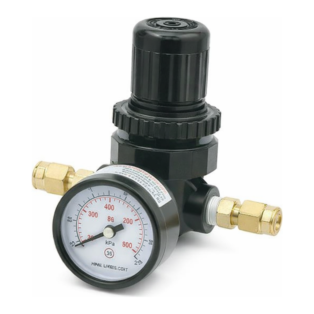 Restek Regulator, Minicyl, 1/8in Brass Female Fittings