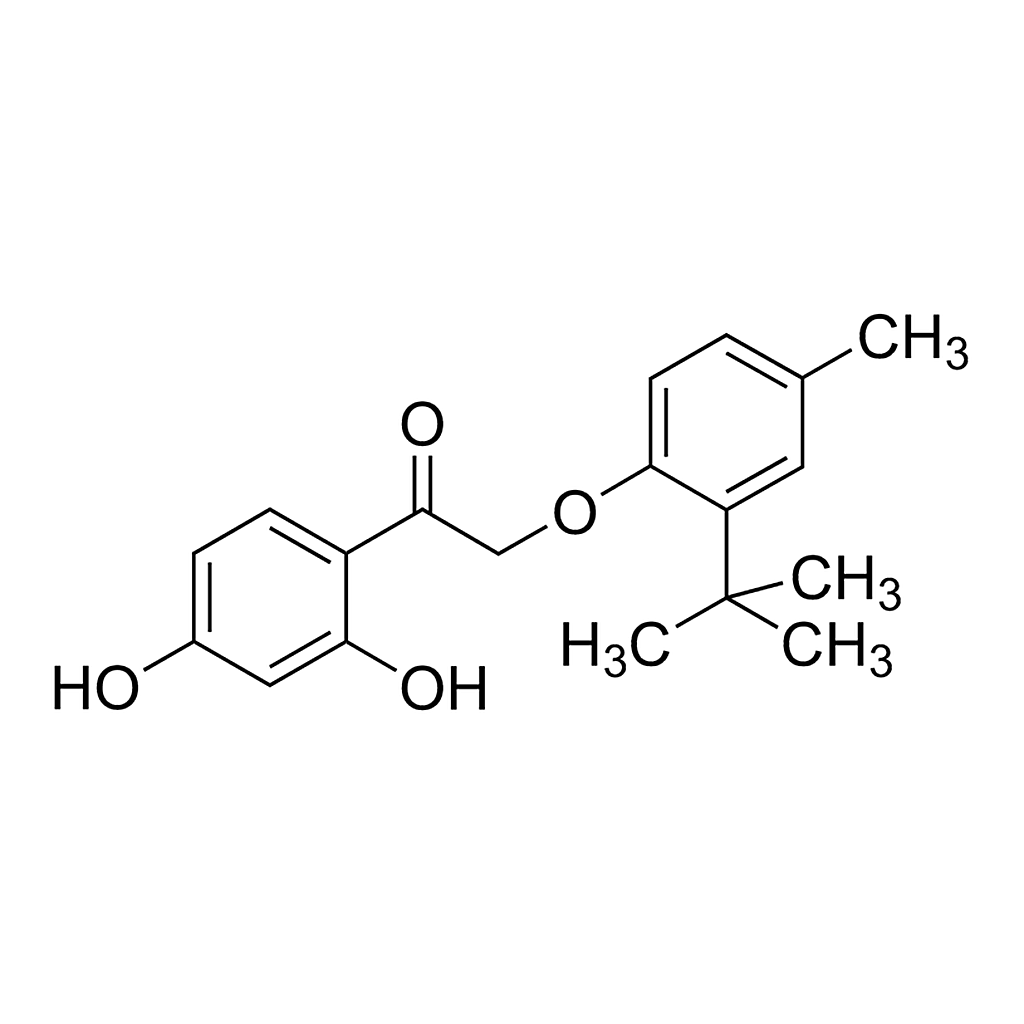 Merck 2-(2-tert-Butyl-4-methylphenoxy)-1-(2,4-dihydroxyphenyl)ethanone