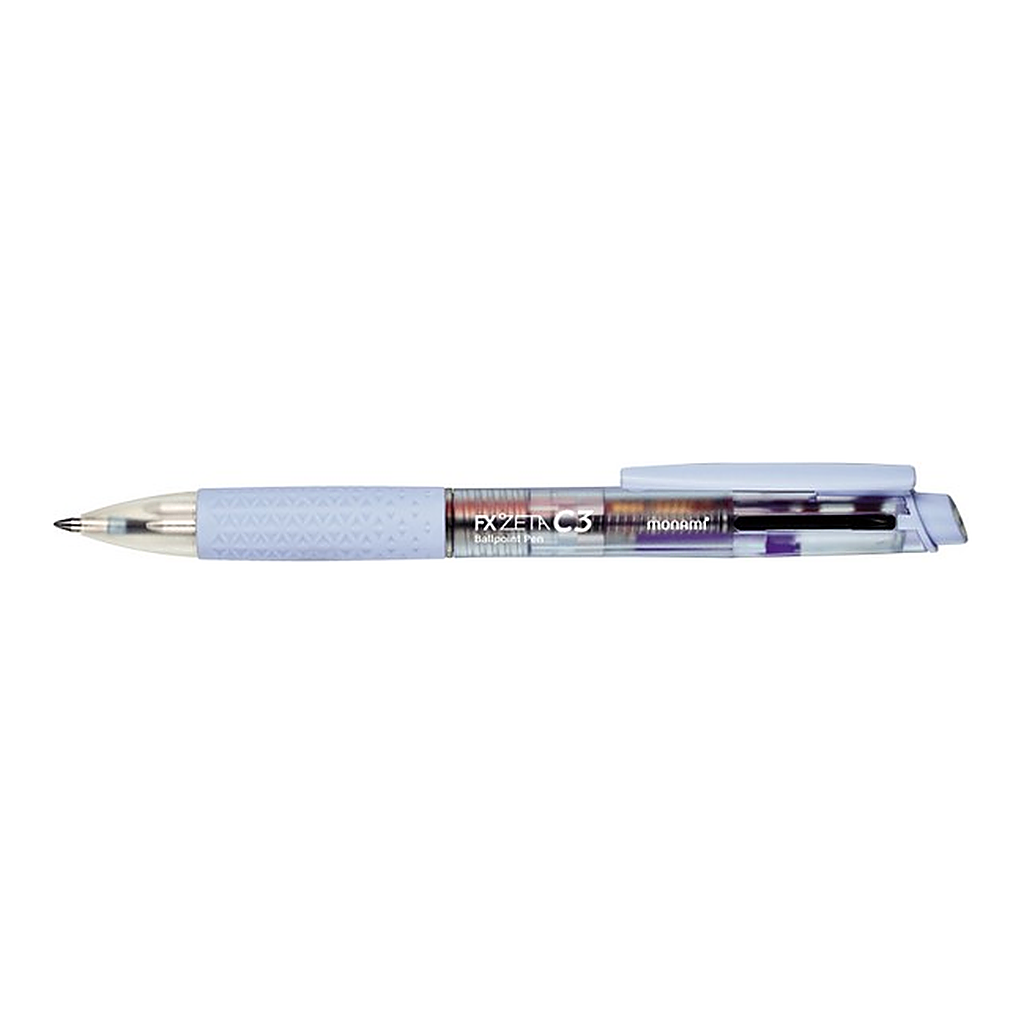OFFICENEX FX-제타 C3 스카이블루(0.38mm/3색볼펜/모나미)