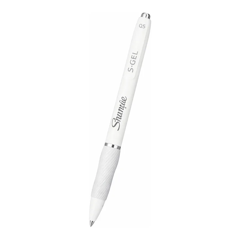 OFFICENEX 샤피S 젤펜 블랙(화이트바디/0.5mm)