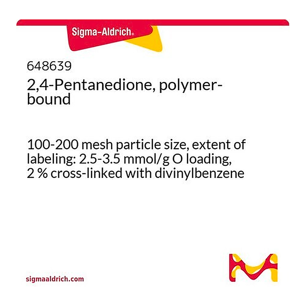 Merck 2,4-Pentanedione, polymer-bound