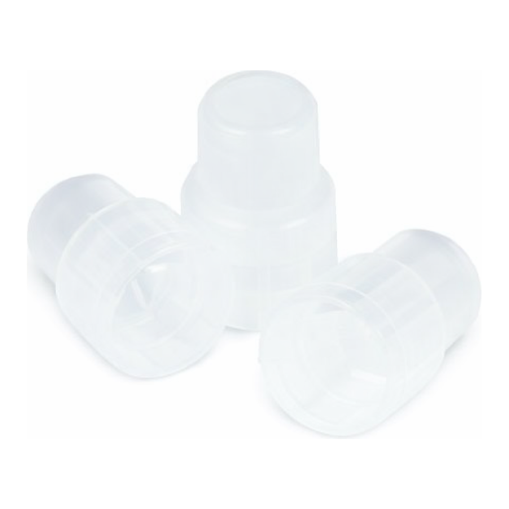 Restek Snap Plug, Starburst, 8mm, Clear Low Density Polyethylene Pack of 200