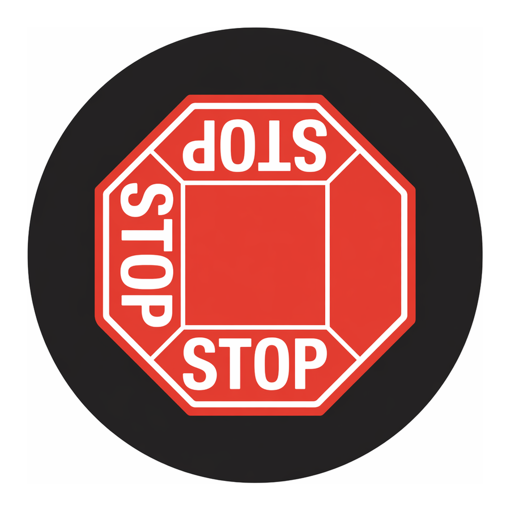 Brady GOBO Safety Sign Slides, STOP