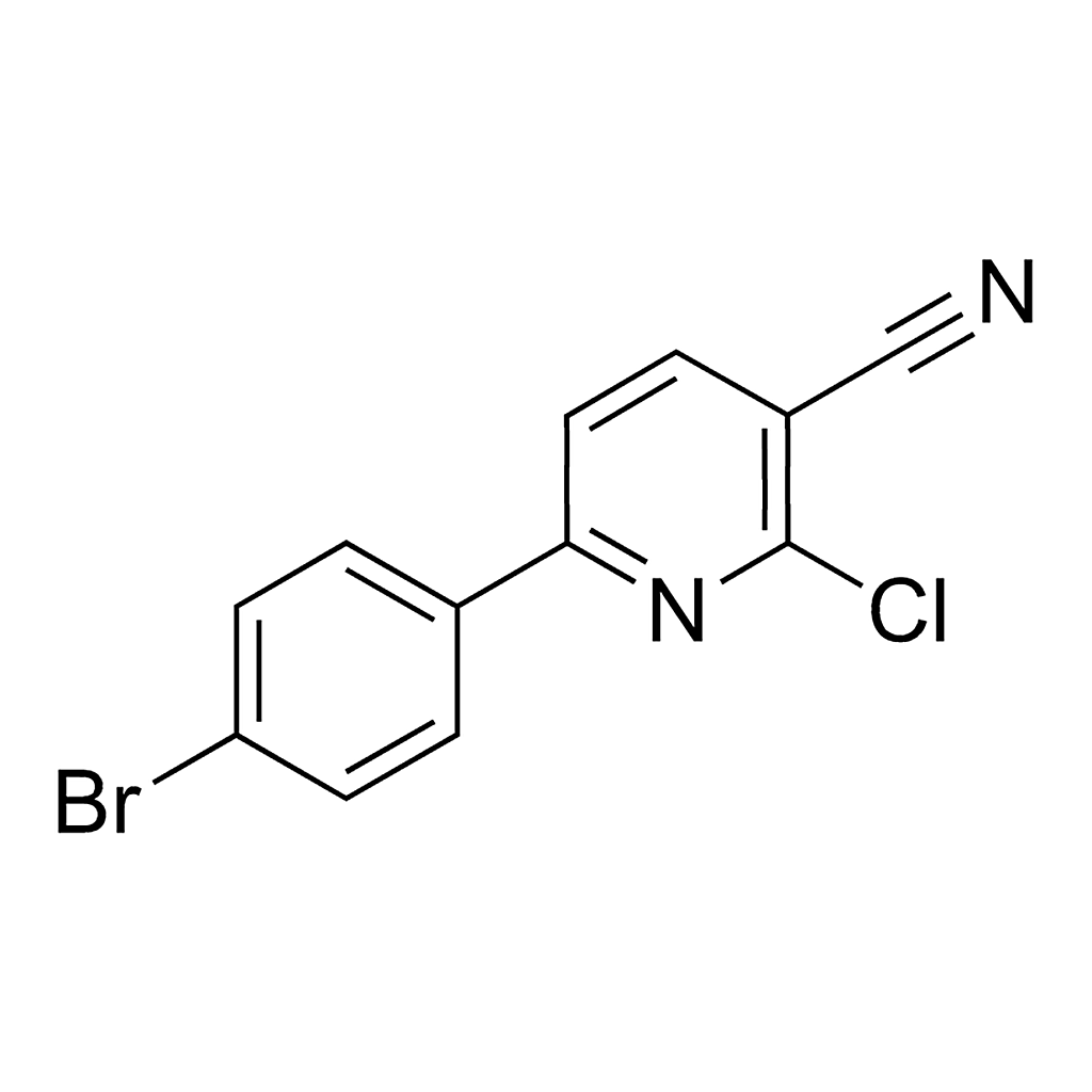 Merck 6-(4-Bromophenyl)-2-chloropyridine-3-carbonitrile
