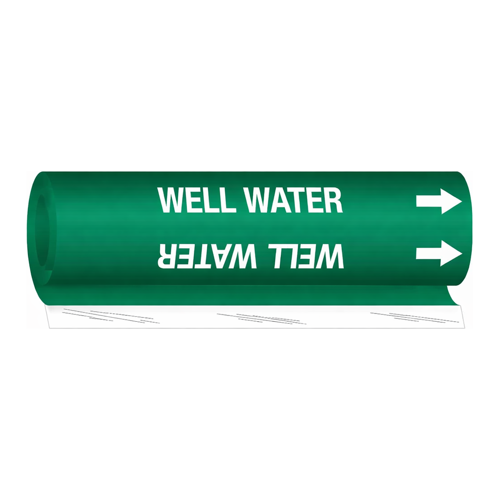 Brady WELL WATER High Performance Pipe Marker