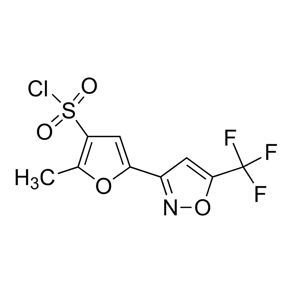 Merck 2-Methyl-5-[5-(trifluoroMethyl)-3-isoxazolyl]-3-furansulfonyl chloride