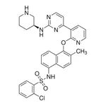 Merck (S)-2-chloro-N-(6-methyl-5-((3-(2-(piperidin-3-ylamino)pyrimidin-4-yl)pyridin-2-yl)oxy)naphthalen-1-yl)benzenesulfonamide