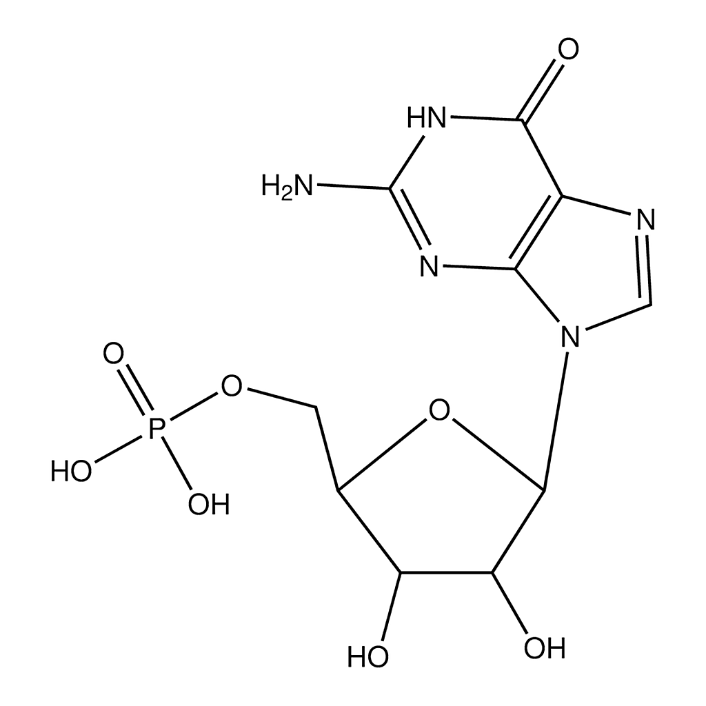 Merck (5-(2-Amino-6-oxo-1H-purin-9(6H)-yl)-3,4-dihydroxytetrahydrofuran-2-yl)methyl dihydrogen phosphate