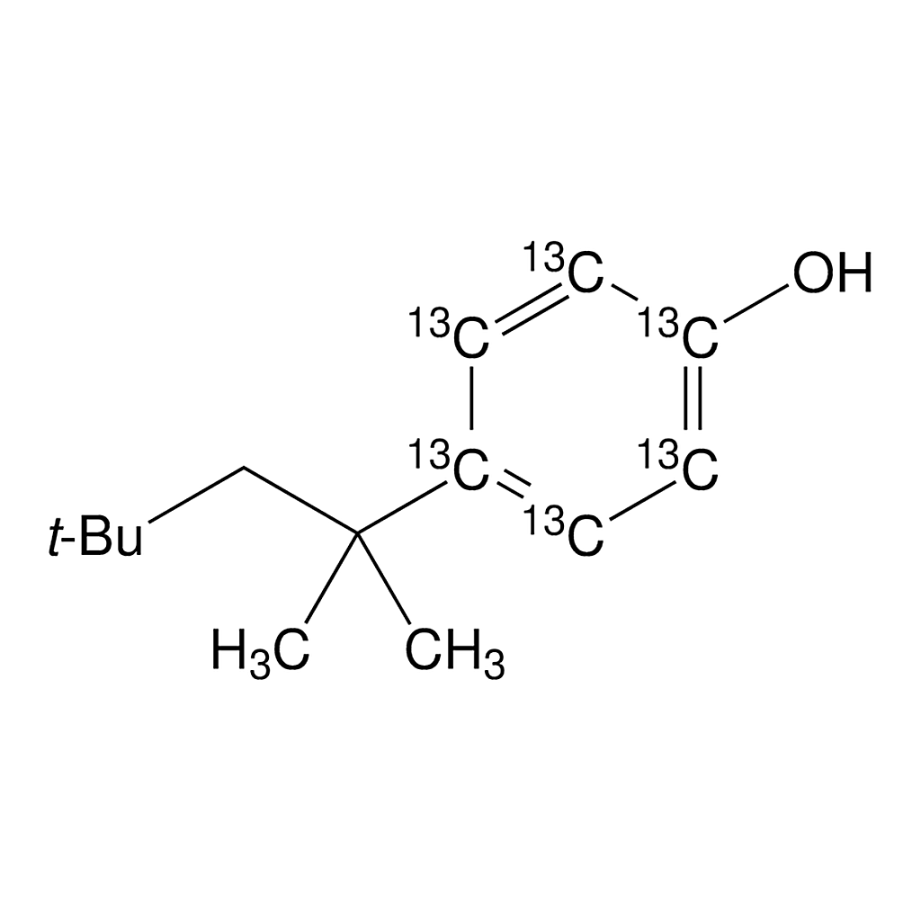 Merck 4-tert-Octylphenol-ring-13C6 solution
