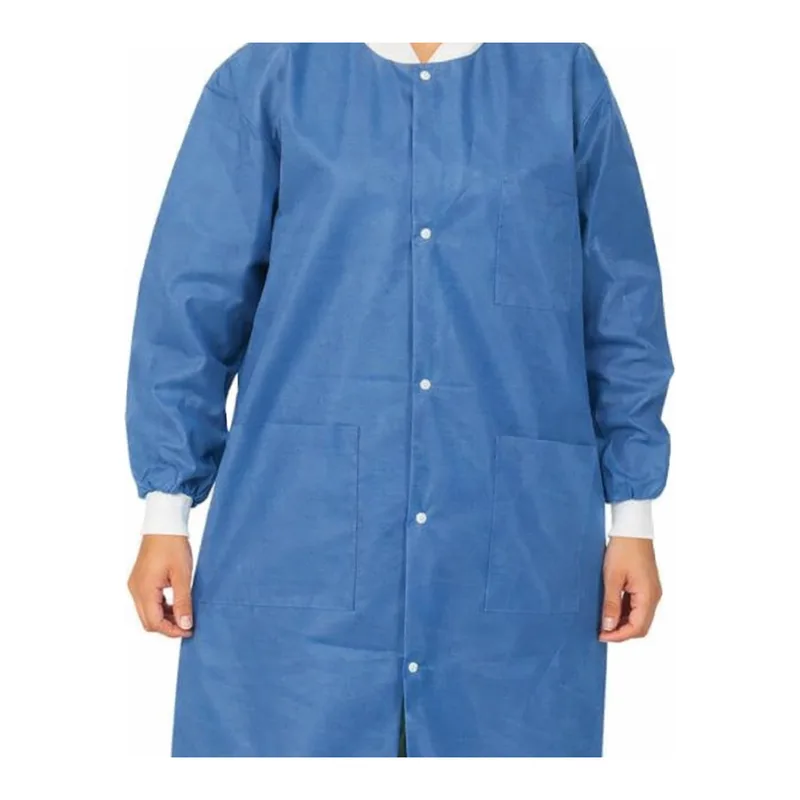 Thermo Fisher Scientific Extra-Safe Lab Coats — Blueberry