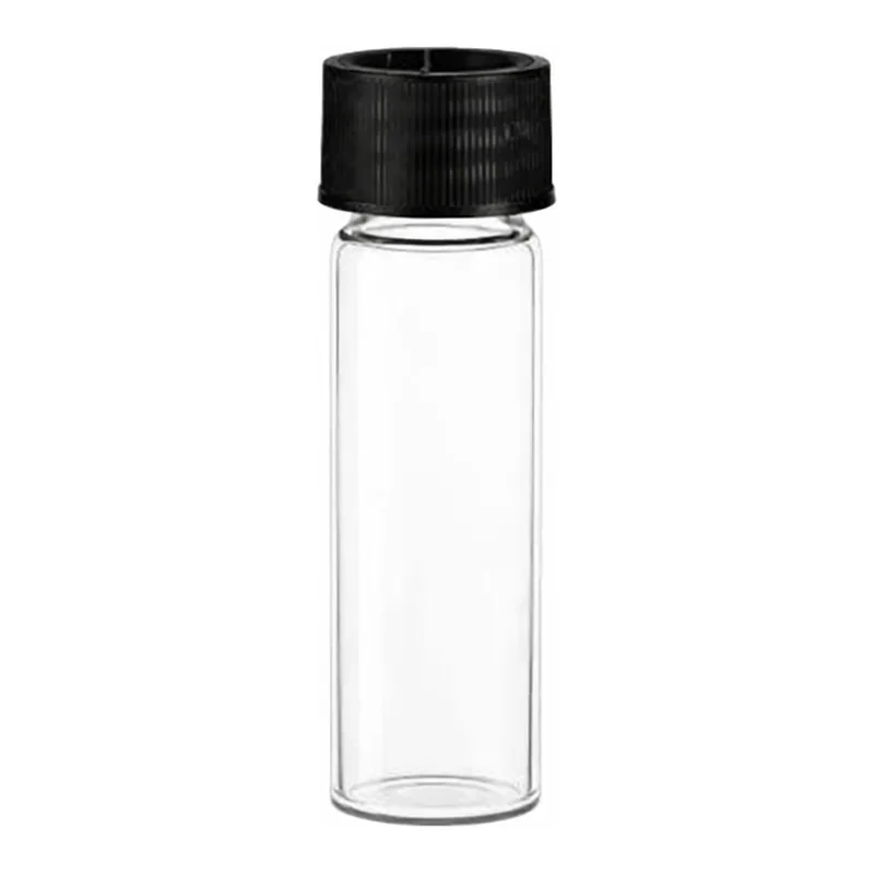 Waters Deactivated Clear Glass 15 x 45 mm Screw Neck Vial, with Cap and PTFE/Silicone Septum, 4 mL Volume, 100/pk