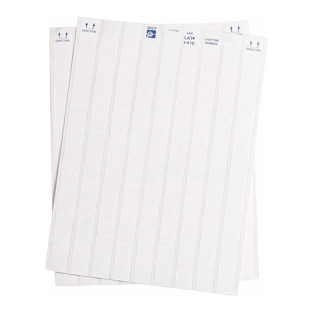 Brady LaserTab Series Tamper-Evident Polyolefin Labels