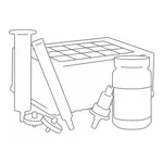 Waters Waters Extraction Manifold, 20-position/no rack (includes 20 needle tips, 25 plugs, and ejector tool)