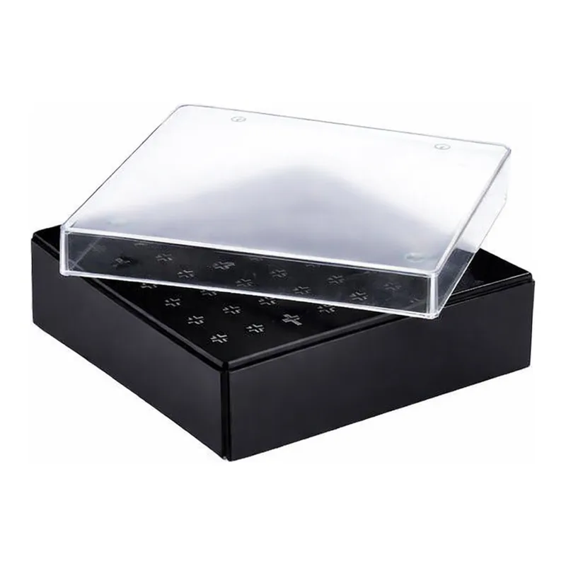 Greiner Bio One CRYO RACK FOR 81 CRYO.S WITH DATAMATRIX,PC, BLACK, LOW PROFILE LID, PC, TRANSPARENT, SINGLE PACKED