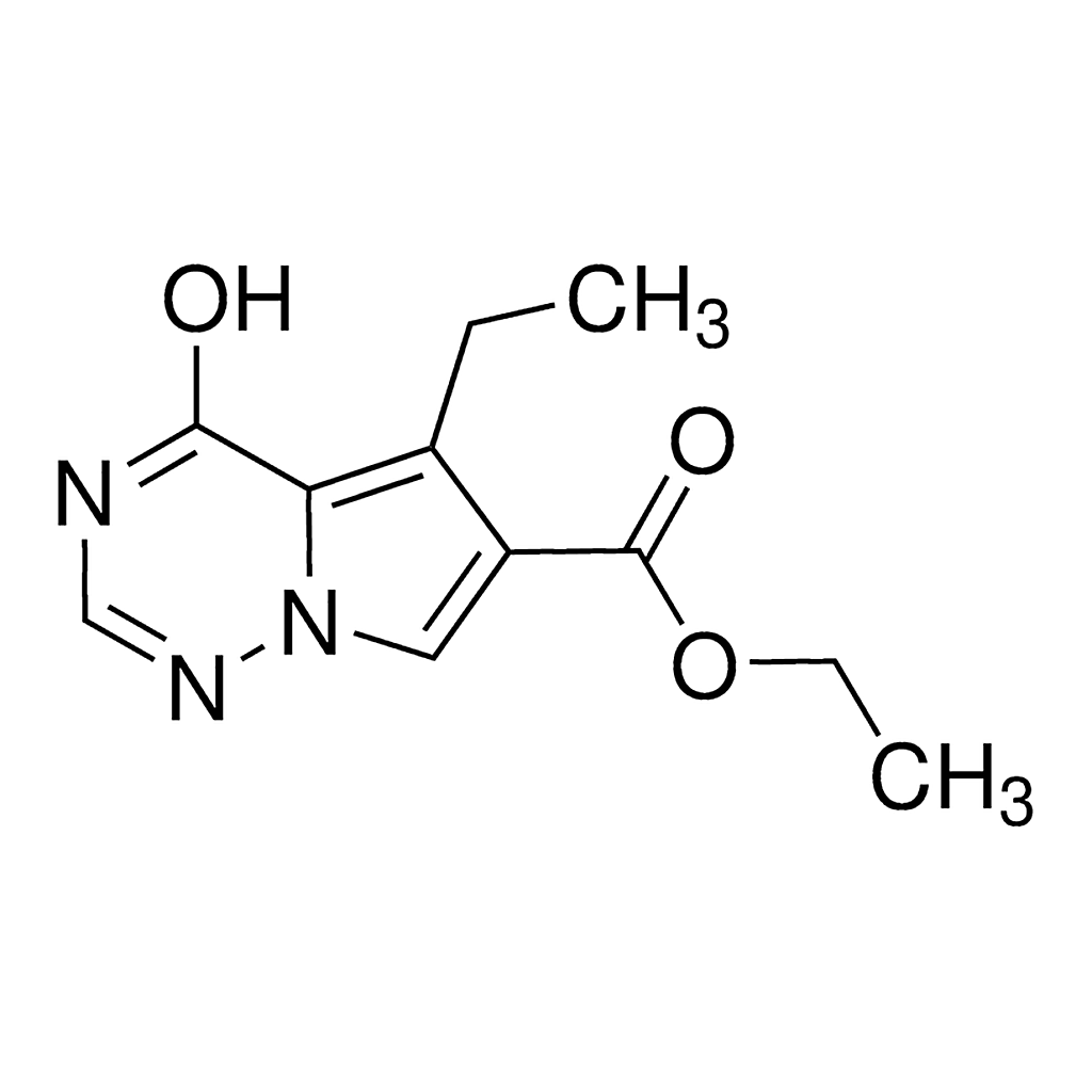 Merck Ethyl 5-ethyl-4-hydroxypyrrolo[1,2-f][1,2,4]triazine-6-carboxylate