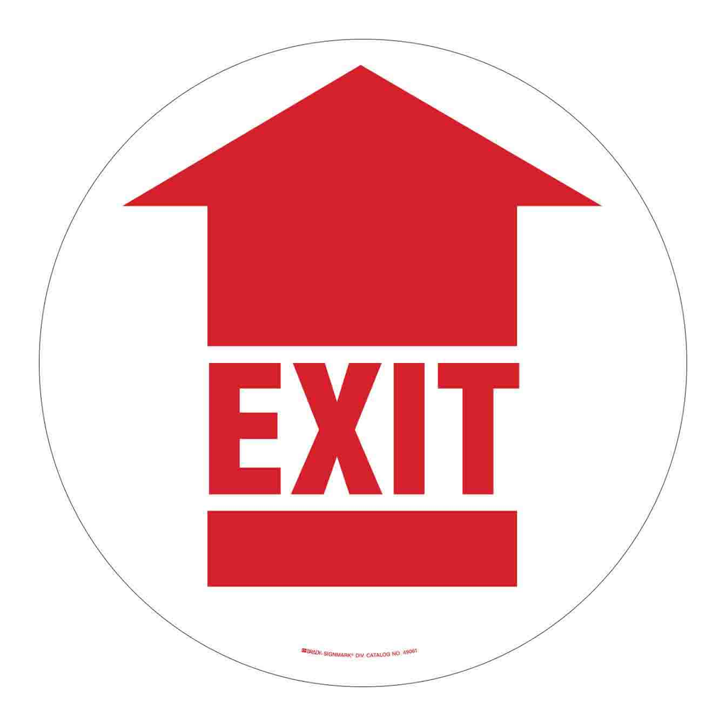 Brady EXIT Anti-Slip Floor Sign