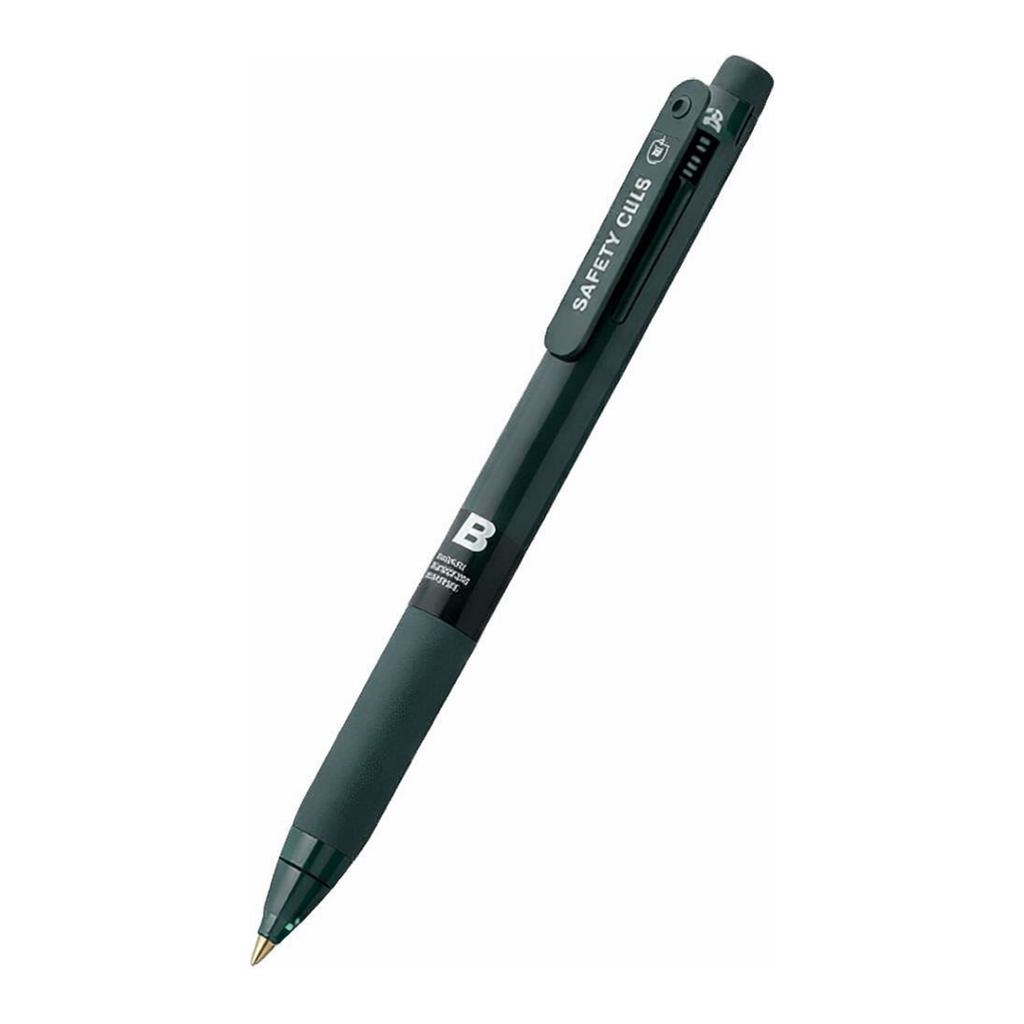 OFFICENEX 마이펜 세이프티클립 3색볼펜(0.38mm/미드나잇블루/1EA)