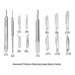 Daihan Science Hammacher Premium Dissecting Scalpel Blade & Handle, for Lab<br>Excellent for C