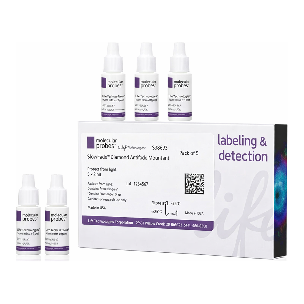 Thermo Fisher Scientific SlowFade Diamond Antifade Mountant, 5 x 2 mL
