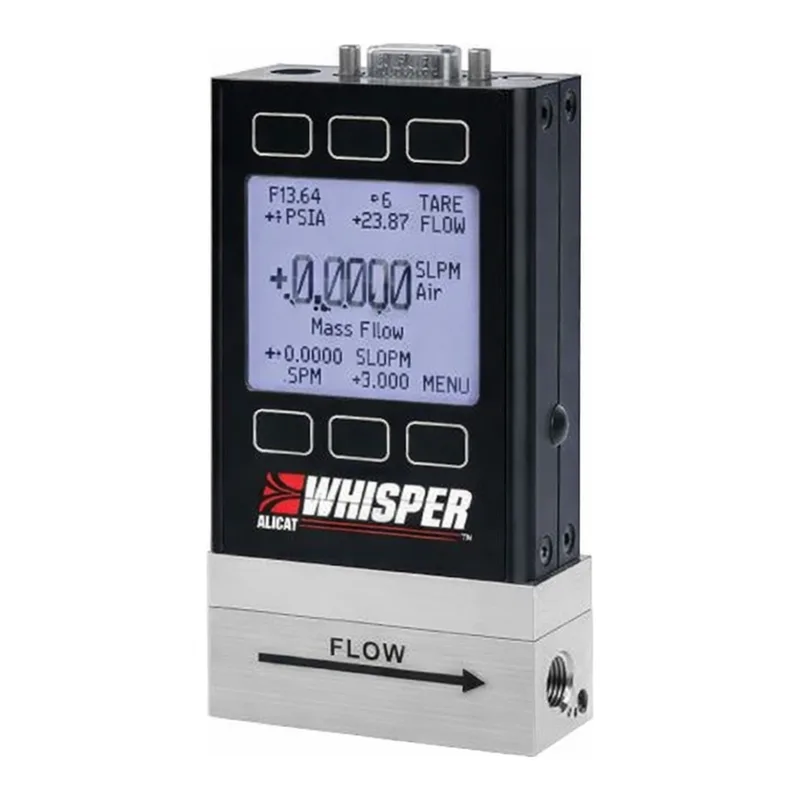 Restek Lab Based Mass Flow Calibrator Alicat Whisper Series 0 - 500 SCCM Monochrome Display (