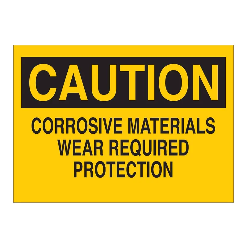 Brady CAUTION Protective Wear Sign