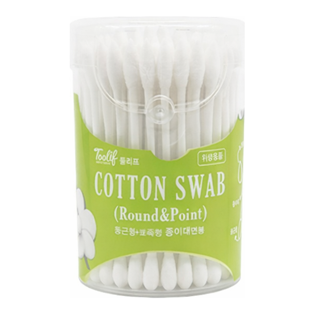 OFFICENEX COTTON SWAB 면봉(Round&Point/100개입)