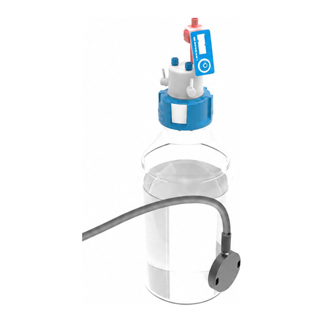 Disc sensor, alarm when empty