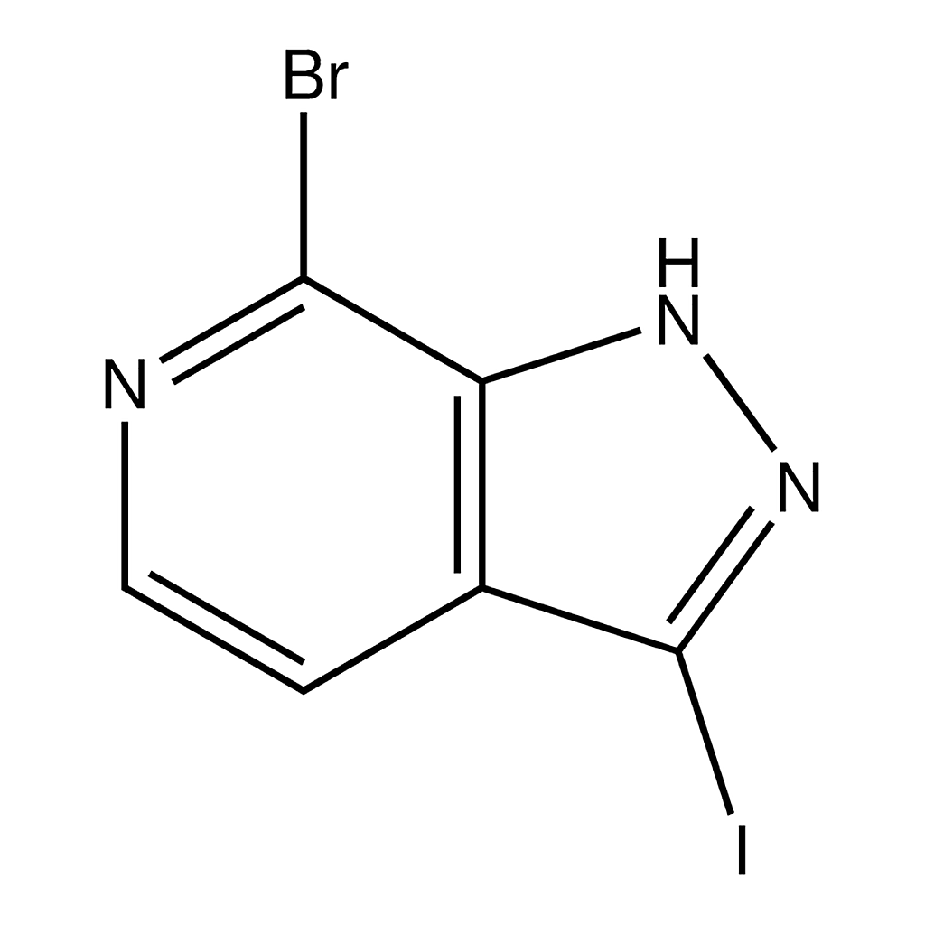 Merck 7-Bromo-3-iodo-1H-pyrazolo[3,4-c]pyridine