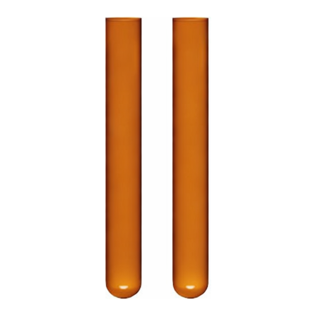Lklab Korea Amber Disposable Glass Test Tube, Kimble® / 갈색 일회용 유리 시험관, Borosilicate Glass