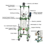 Lklab Korea Large Process Reactor System, Jacketed / 자켓식 대형 반응 시스템, 10, 15, 20 L