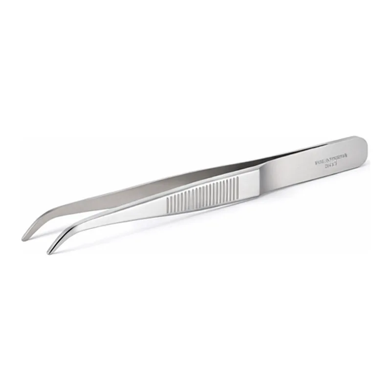 Lklab Korea Curved Forcep, Blunt-tip / 곡형 뭉툭한 핀셋