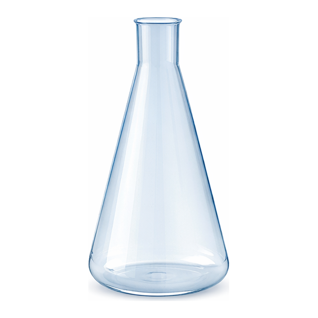 Lklab Korea Fused Quartz Erlenmeyer Flask / 석영 유리 삼각 플라스크