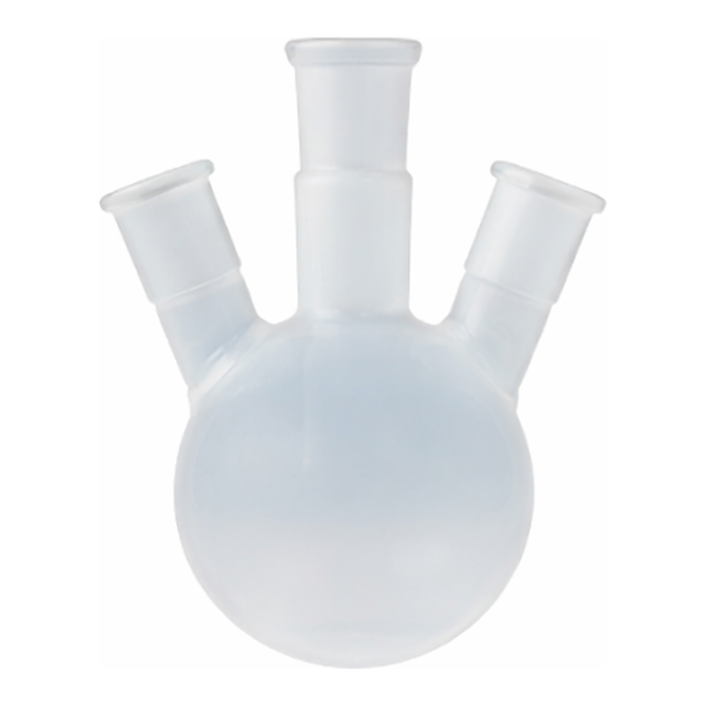 Lklab Korea PFA 3-Neck Round Bottom Flask / 테프론 3구 환저 플라스크, ST 29/32