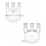 Lklab Korea 3-Neck Jacketed Round Bottom Flask / 3구 자켓식 환저 플라스크