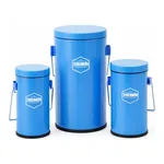 Lklab Korea Dewar Flask, with Handle & Lid / 드와 플라스크, Enamel Coated Metal Case