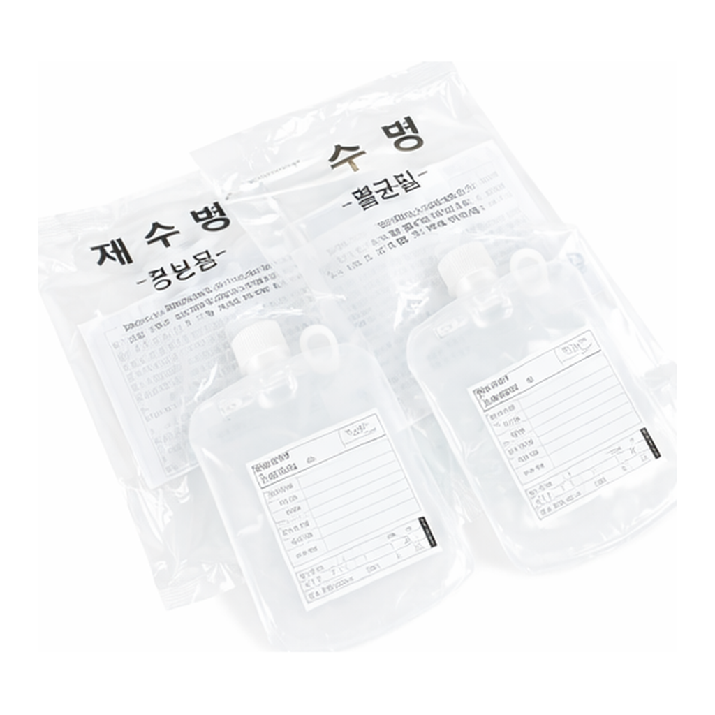 Lklab Korea Water Collection Bottle, Sterilized PE / 무균 채수병