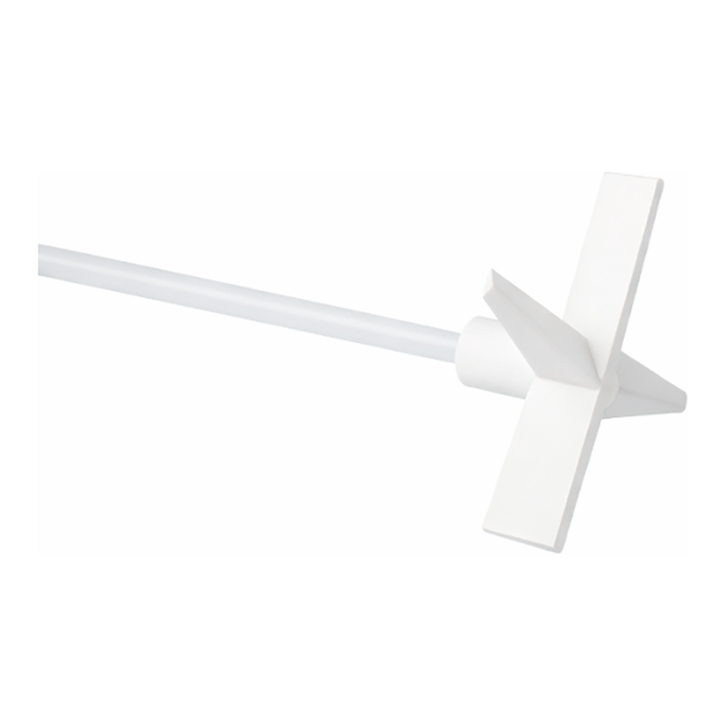 Lklab Korea PTFE Propeller Stirrer Shaft with 4 Blades / PTFE 테프론 교반봉,프로펠러 Type(4 Blade)