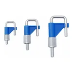 Burkle Heat / Chemical Resistant PVDF & Zinc-coat Steel Hose Clamp