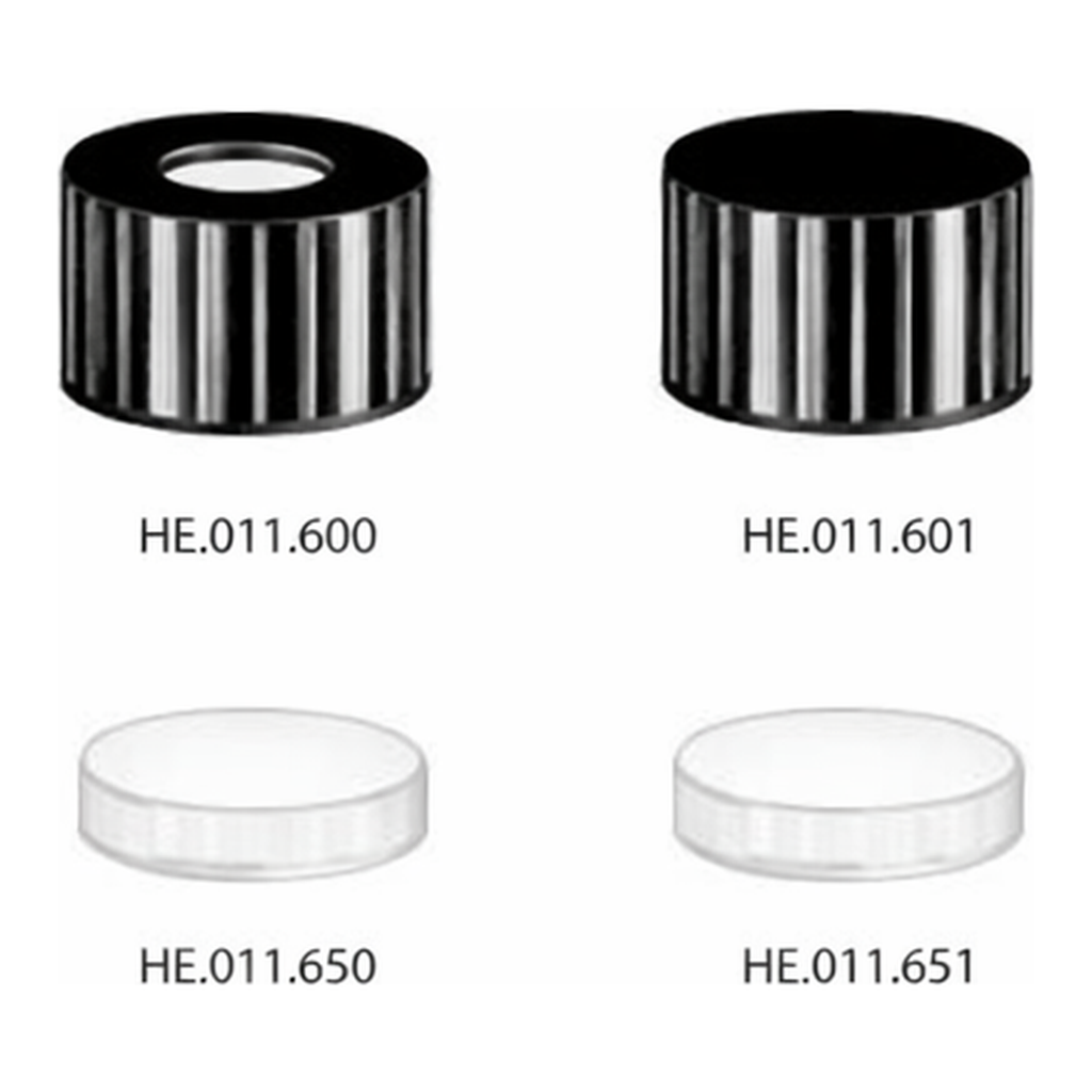 HELLMA 스크류 캡 Screwcap for Cells