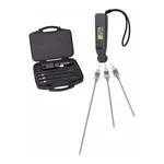 ATM Foldable Handy Digital Multi-Thermometer SetWith 4 NTC-Probe & 180° Moving Probe
