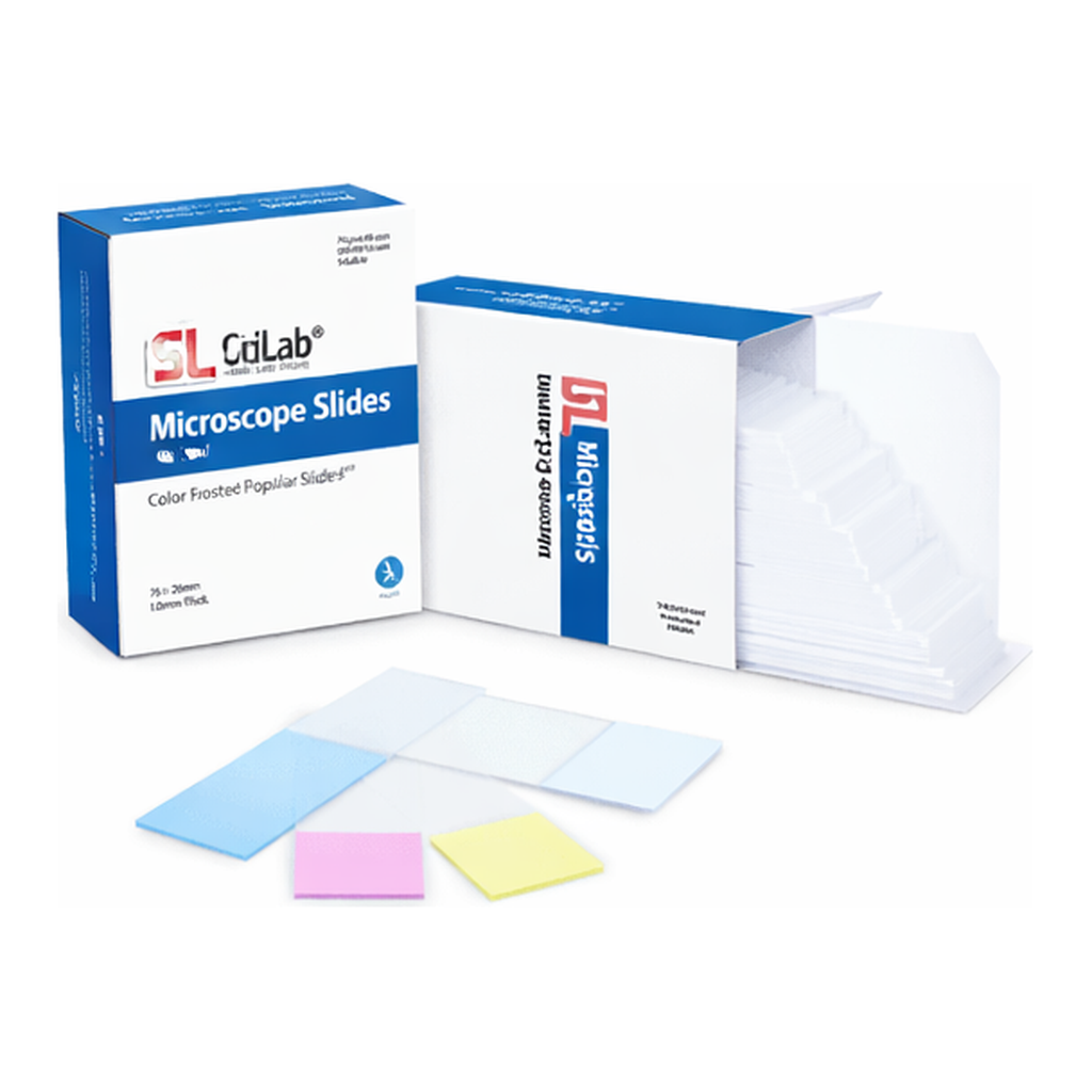 SciLab Popular Color Frosted Slide Glass